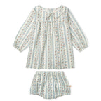 Organic Peter Pan Collar Dress - Vine Trail