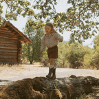 Organic Corduroy Skirt - Brown