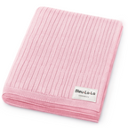 Organic Ribbed Knit Cotton Baby Blanket