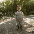 Organic Twill Overalls - Midnight Check
