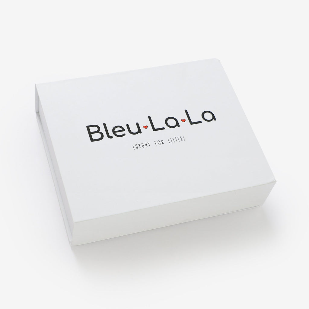 Luxe Collection 100% Organic Cotton Luxury Knit Baby Blanket + Hat Set with Gift Box