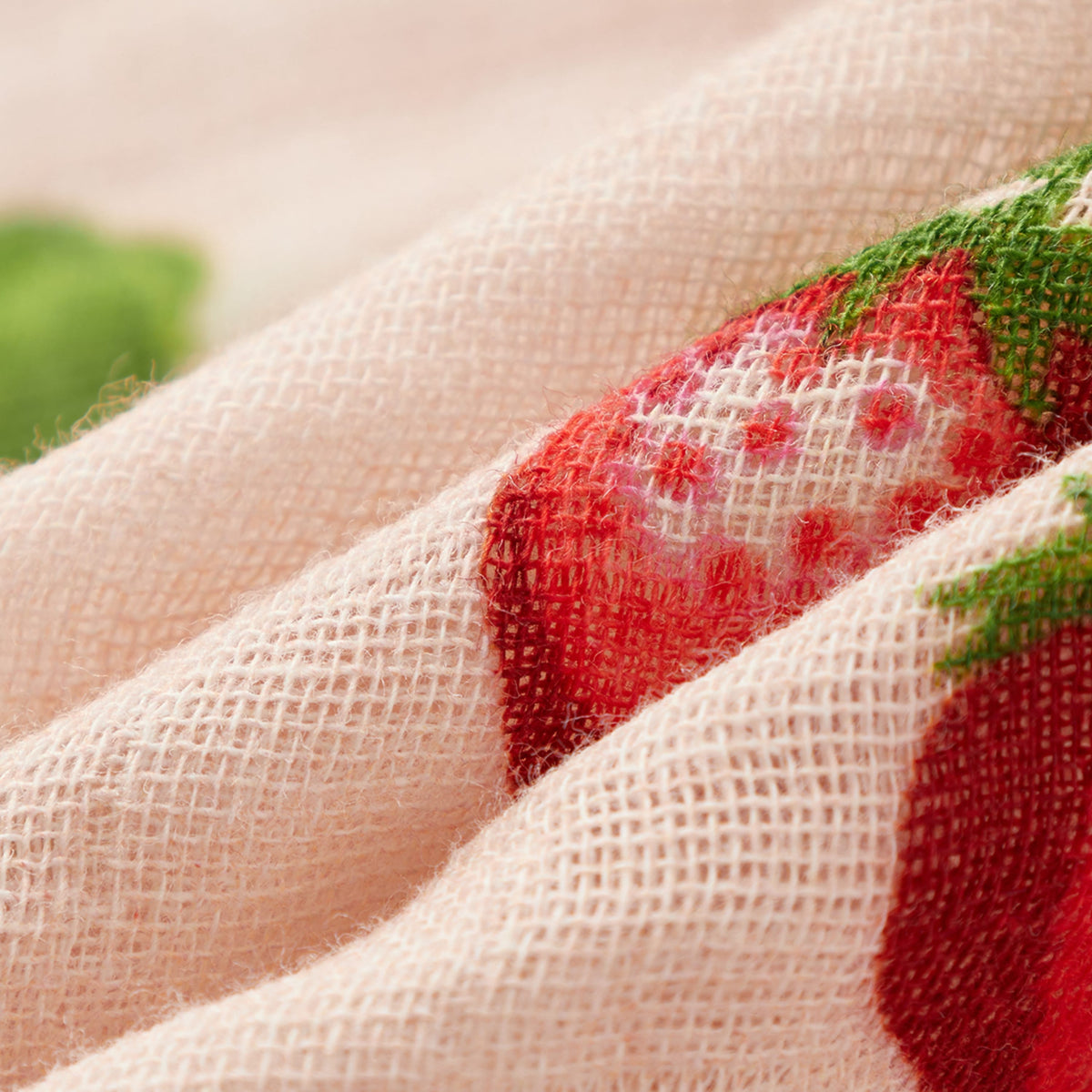 Strawberry Organic Cotton Burp Cloth