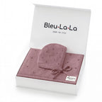 Organic Pointelle Swaddle Blanket + Hat Gift Set