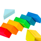 Large Geometric Puzzle - Building Block Set (Stained)