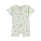 Sailboat Melody Organic Cotton Shortall