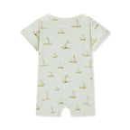 Sailboat Melody Organic Cotton Shortall
