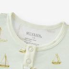 Sailboat Melody Organic Cotton Shortall