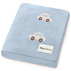 100% Cotton Luxury Knit Car Swaddle Blanket