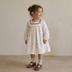 Organic Twill Dress - Forest Scatter