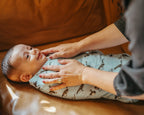 Strawberry Organic Cotton Swaddle