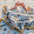 Strawberry Organic Cotton Crib Sheet