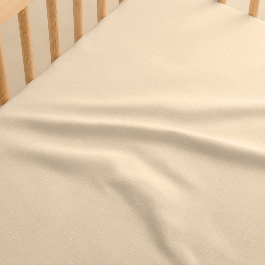 Organic Cotton Sateen Crib Sheet