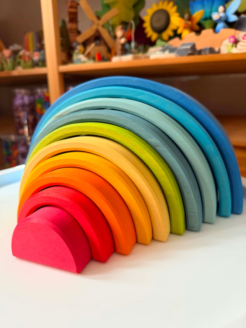10-Piece Rainbow Stacker - Sunrise (Stained) *Limited Edition*