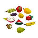 **Pre-order (Ships in 2-3 Weeks)** 100% Wool Felt Food and Toy Playset - Handmade in Nepal