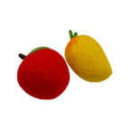 **Pre-order (Ships in 2-3 Weeks)** 100% Wool Felt Food and Toy Playset - Handmade in Nepal