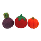 **Pre-order (Ships in 2-3 Weeks)** 100% Wool Felt Food and Toy Playset - Handmade in Nepal