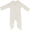 Vanilla Organic Cotton Ribbed Snap