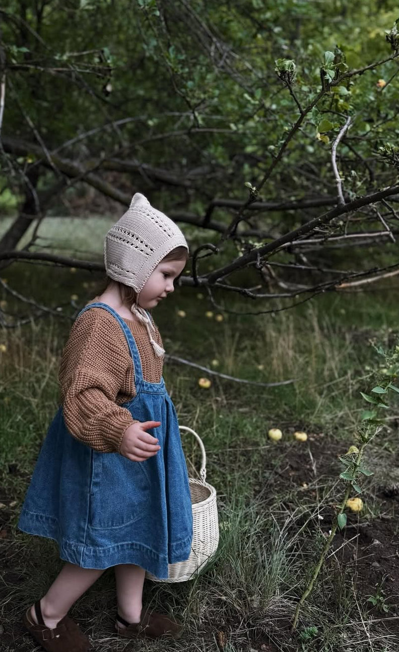 The Oversized Denim Pinafore Kids