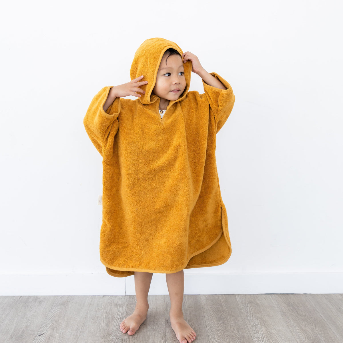 Organic Cotton Hooded Poncho