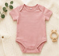 Organic Cotton Baby Bodysuit - Pink