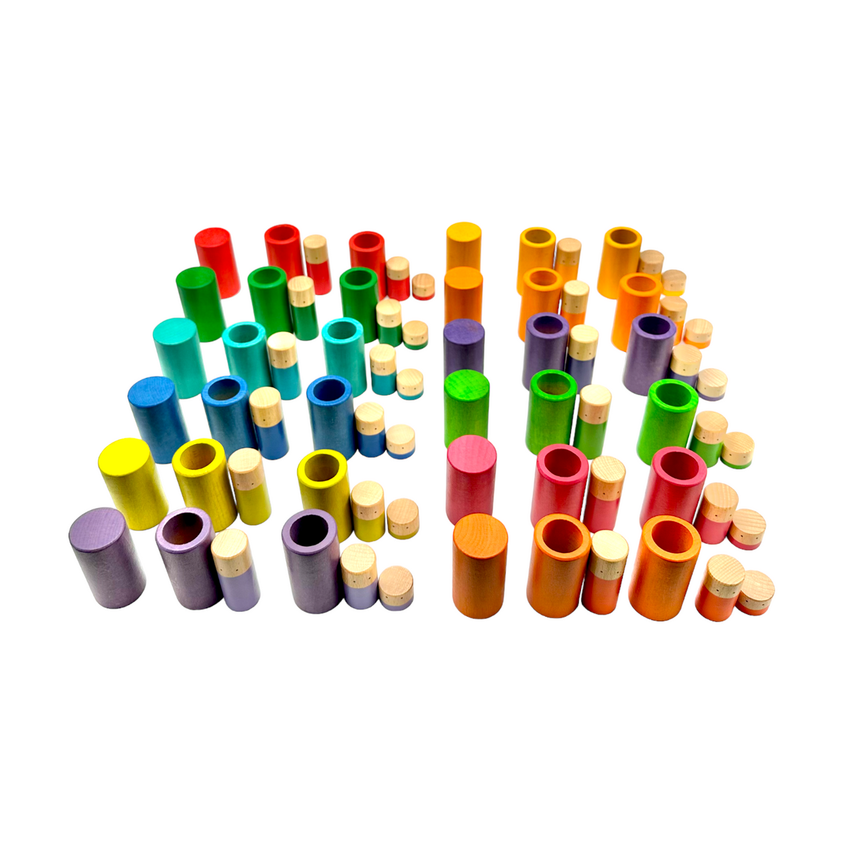 72-Piece "Lola" Stack & Sort Set - Primary