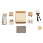 **Pre-order (Ships in 2-3 Weeks)** Wooden Dollhouse Furniture Playsets
