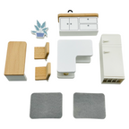 **Pre-order (Ships in 2-3 Weeks)** Wooden Dollhouse Furniture Playsets