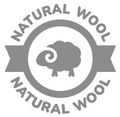 Natural wool is a textile fiber obtained from the fleece of sheep or other animals (like goats or rabbits) that contains no synthetic or man-made plastic blends such as petroleum-based polyester and acrylic