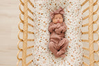 Dusty Rose Organic Cotton Ribbed Zipper