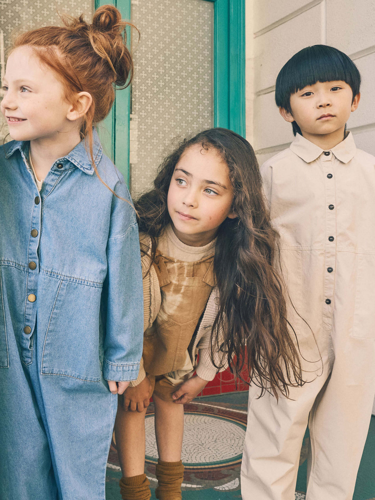 The Tie-Dye Dungaree Short Kids