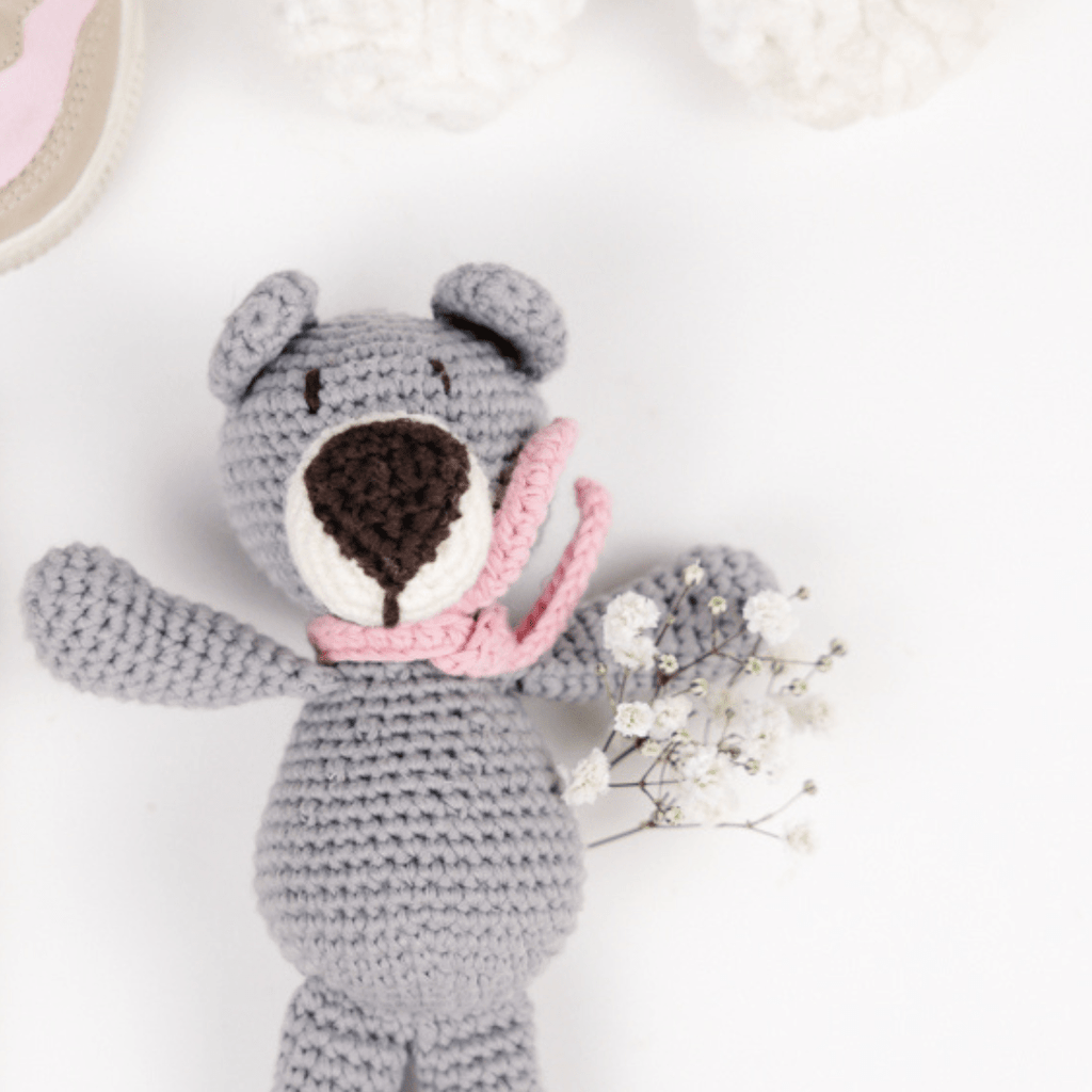 Atty the bear - grey mini