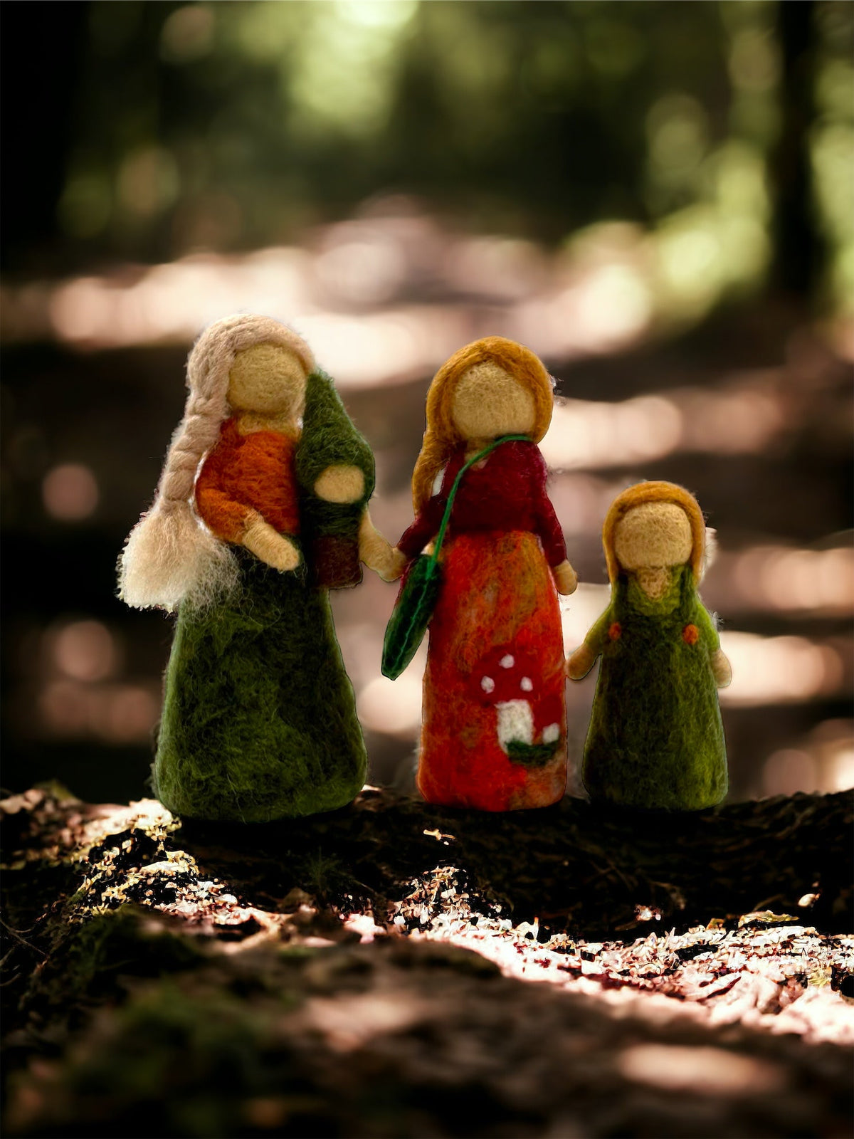 **Pre-order (Ships in 2-3 Weeks)** 100% Wool Felt Food and Toy Playset - Handmade in Nepal