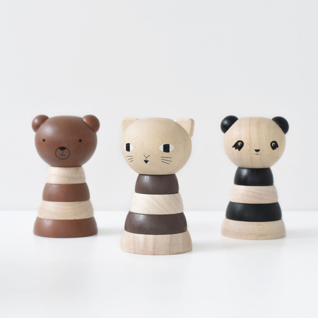 Wood Stacker - Panda