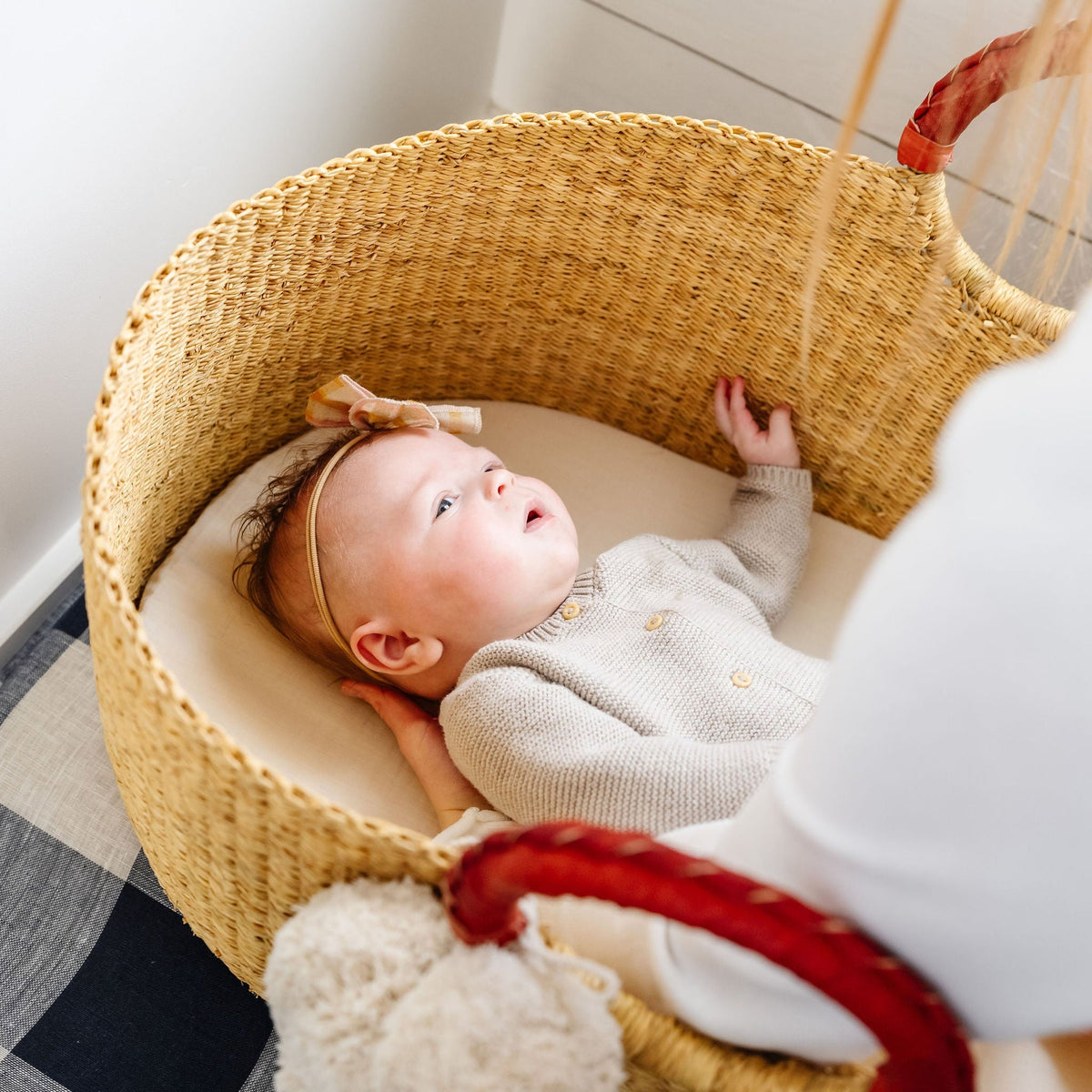 Circle Handle Moses Basket