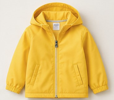 Kids Rain Jacket - Yellow