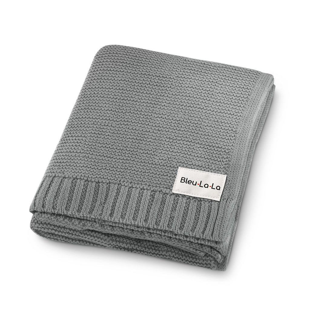 Heritage Knit - 100% Organic Cotton Luxury Knit Baby Swaddle Blanket