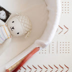 Cognac Handle Moses Basket