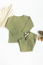 Cozy Ribbed Cotton Set for Kids - Perfect Holiday Gift for Baby and Kids