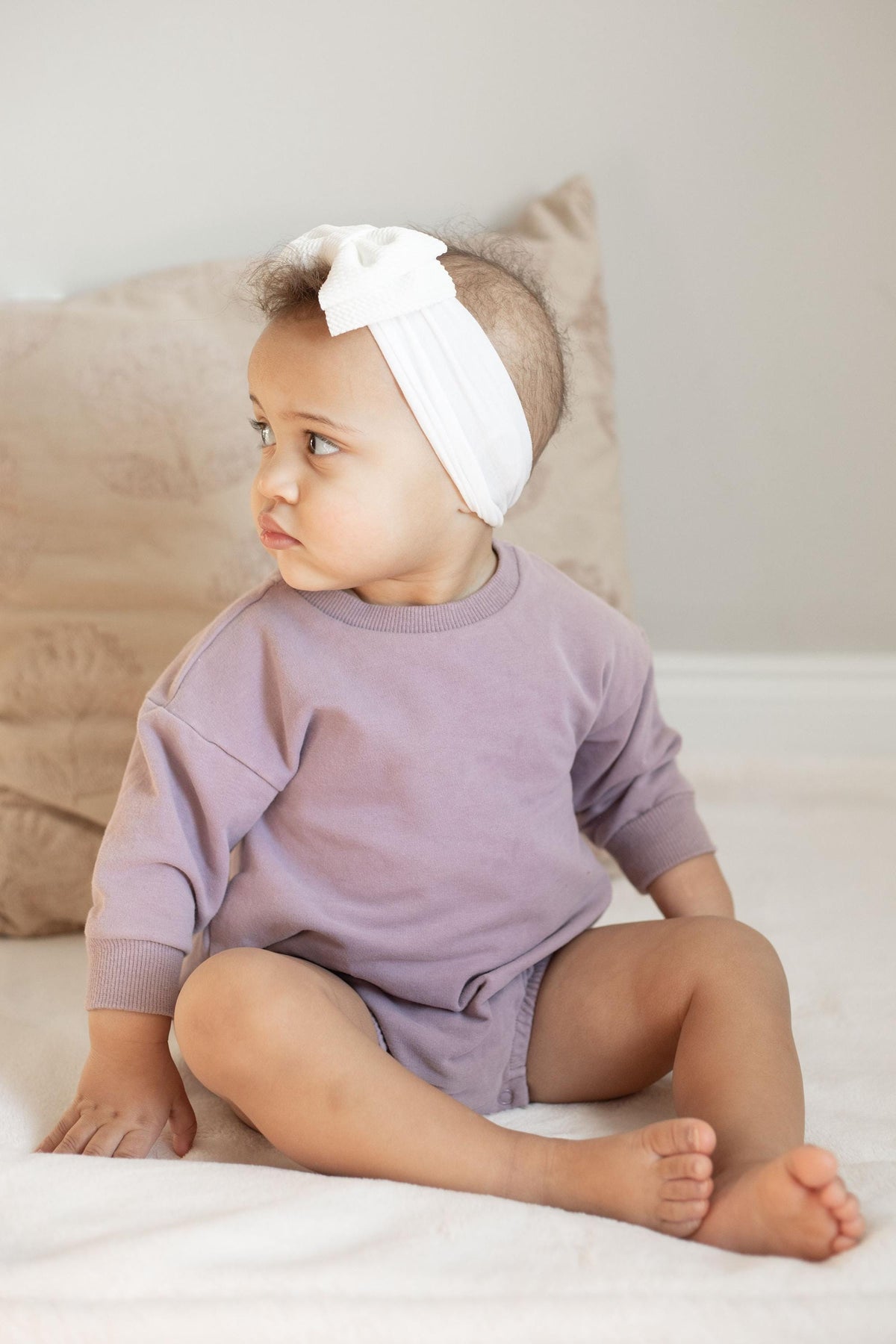 Organic Oversized Sweatshirt baby boy girl romper