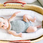 Cognac Handle No Hood Moses Basket
