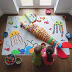 **Pre-order (Ships in 2-3 Weeks)** 72-Piece Wooden Coins & Rings Set - Primary