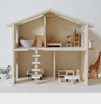**Pre-order (Ships in 2-3 Weeks)** Wooden Dollhouse Furniture Playsets