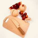 **Pre-order (Ships in 2-3 Weeks)** 30-Piece Wooden Fruits and Vegetables Cutting Playset
