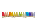 18-Piece Wooden Stick Gnome Set (Stained)