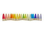 18-Piece Wooden Stick Gnome Set (Stained)