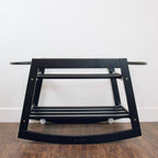 Classic Rocking<br> Moses Bassinet Stand<br>with brake<br>Black
