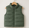 Kids Puffer Vest - Green