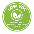 "Low VOC" means a product contains a reduced amount of volatile organic compounds, which are carbon-based chemicals that turn into gases at room temperature and release into the air