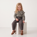 Organic Twill Barrel Pants - Charcoal