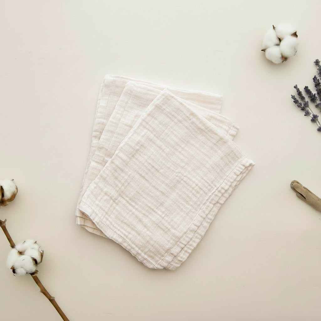 Organic Cotton Muslin Baby Bundle Set